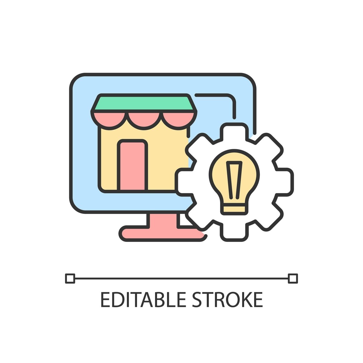 Small business incentives RGB color icons set