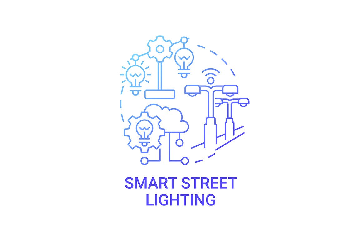 Smart City Gradient Icons Bundle