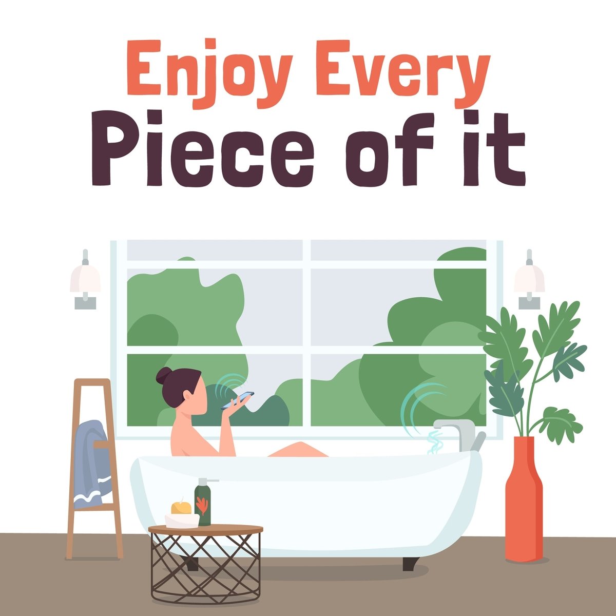 Smart technologies social media post mockup set