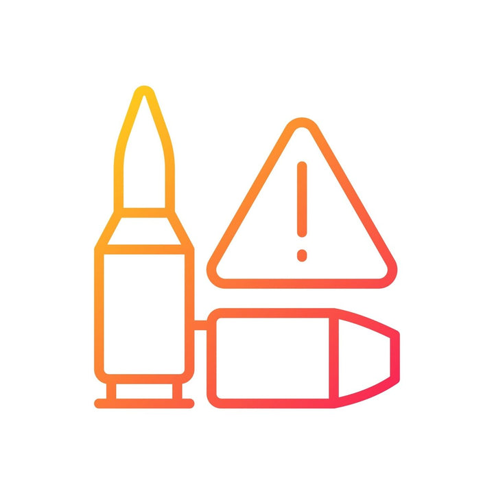 Smuggling gradient linear vector icons set