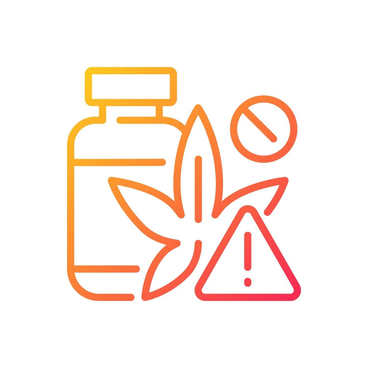 Smuggling gradient linear vector icons set