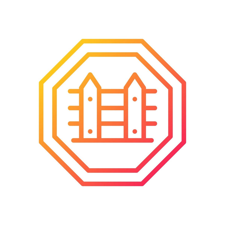 Smuggling gradient linear vector icons set