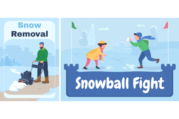 Snowball Fight Posters