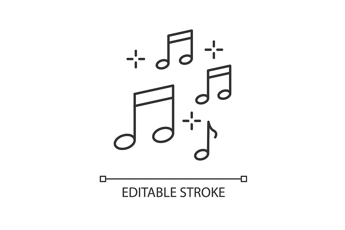 Social media story pixel perfect linear icons set