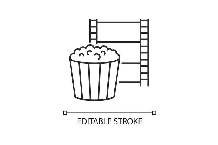 Social media story pixel perfect linear icons set