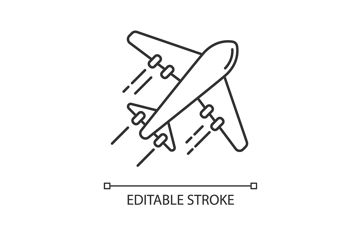 Social media story pixel perfect linear icons set
