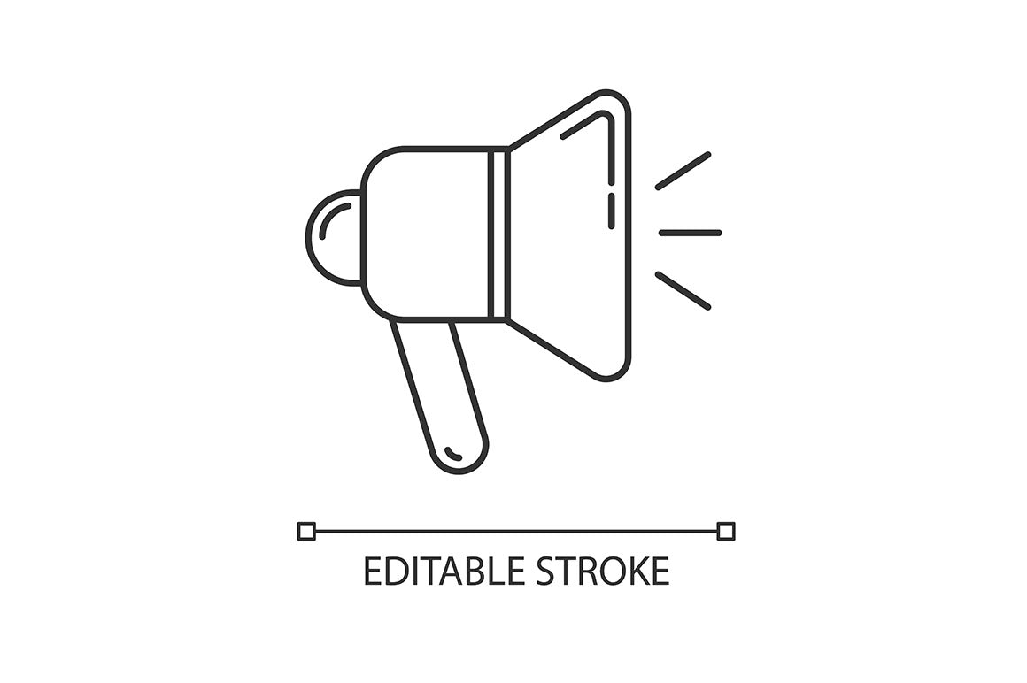 Social media story pixel perfect linear icons set