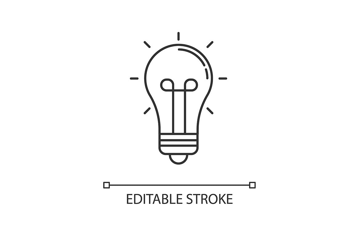Social media story pixel perfect linear icons set