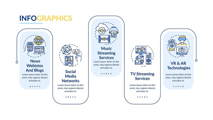 Social media vector infographic template bundle
