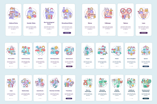 Social Roles and Norms App Page Bundle