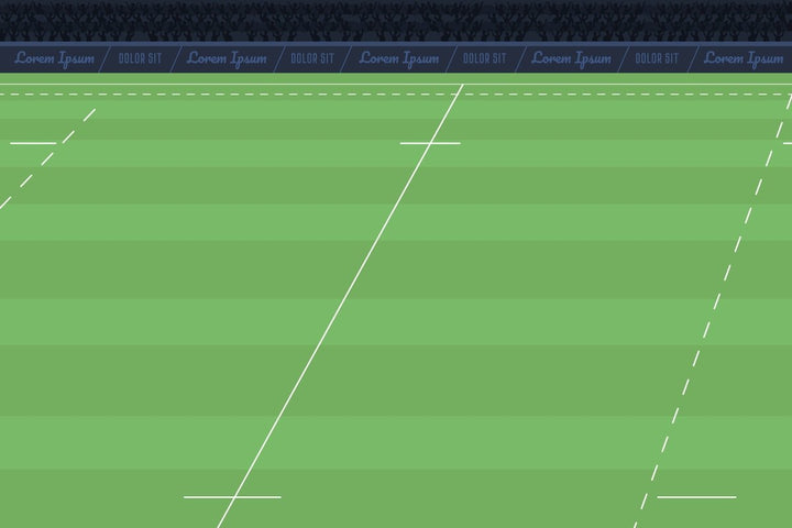 Space for sport flat color vector illustration bundle