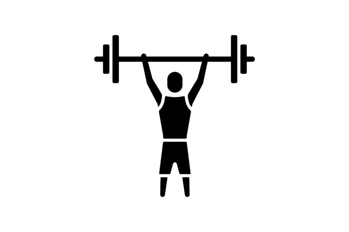 Sport competition black glyph icons set on white space
