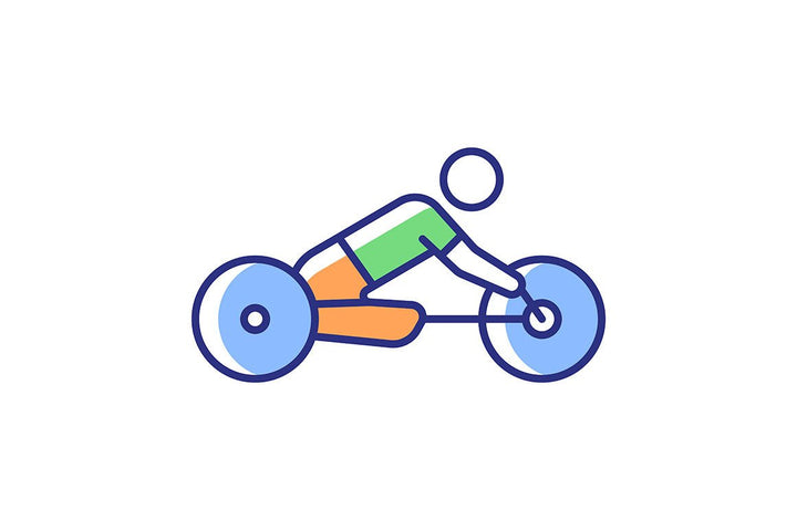 Sport competition RGB color icons set