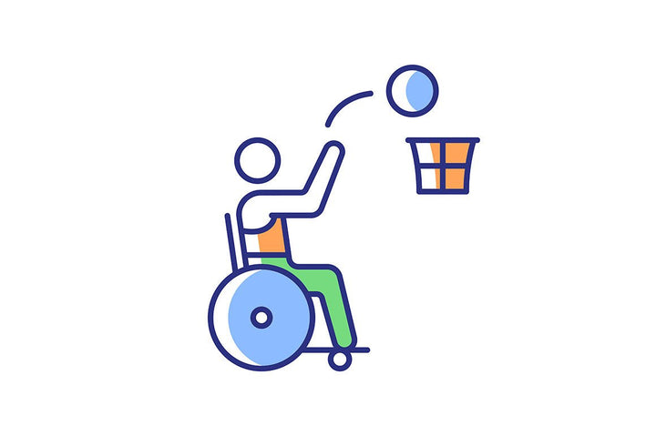 Sport competition RGB color icons set
