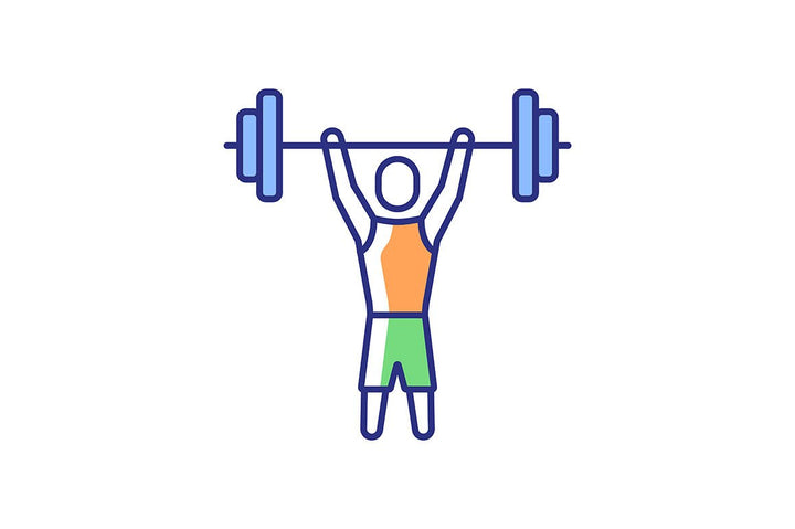 Sport competition RGB color icons set