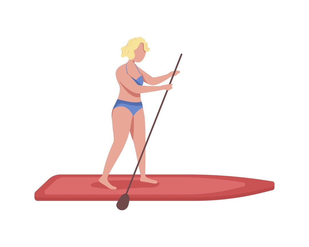 Sport players semi flat color vector character set