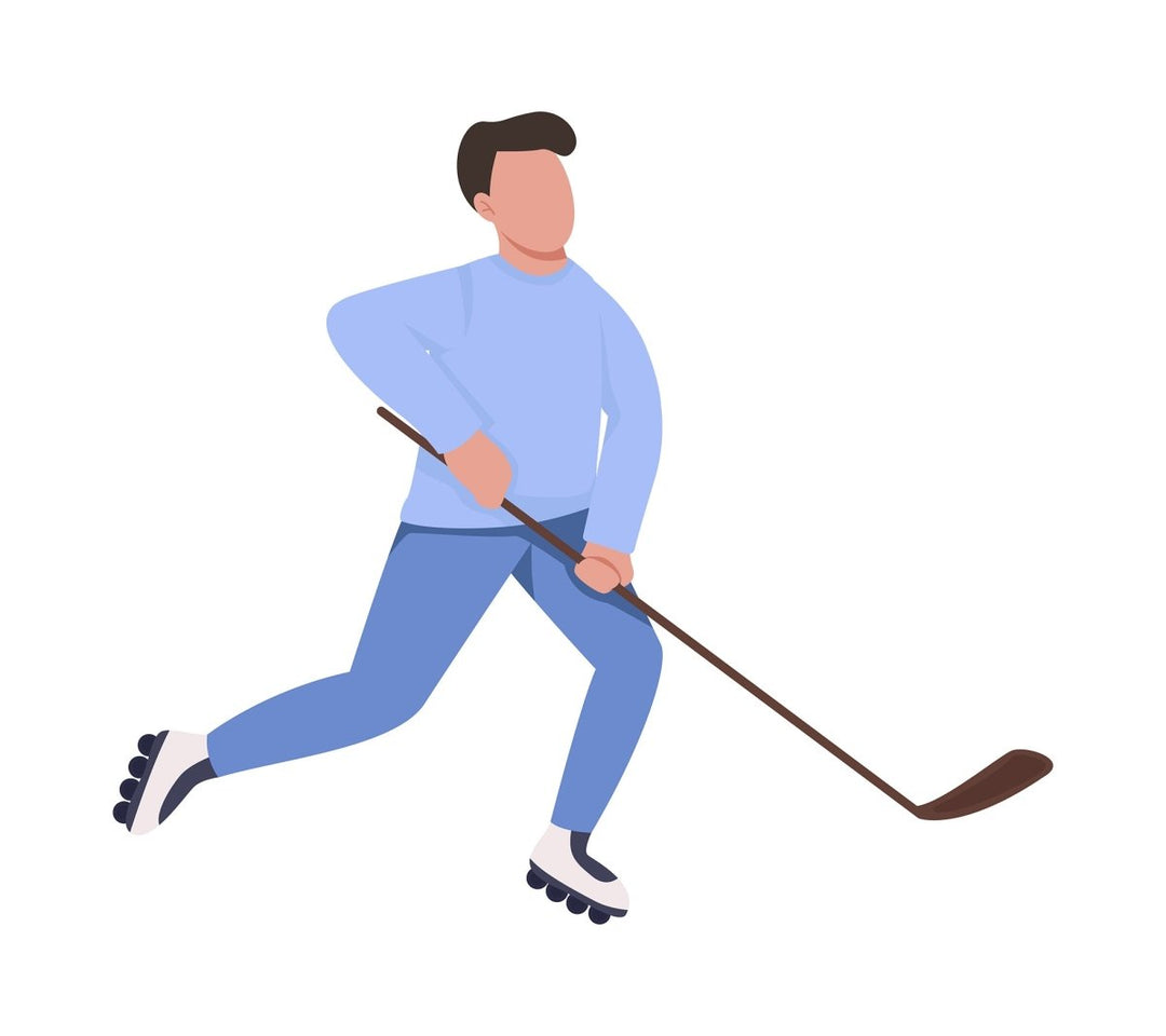 Sport players semi flat color vector character set