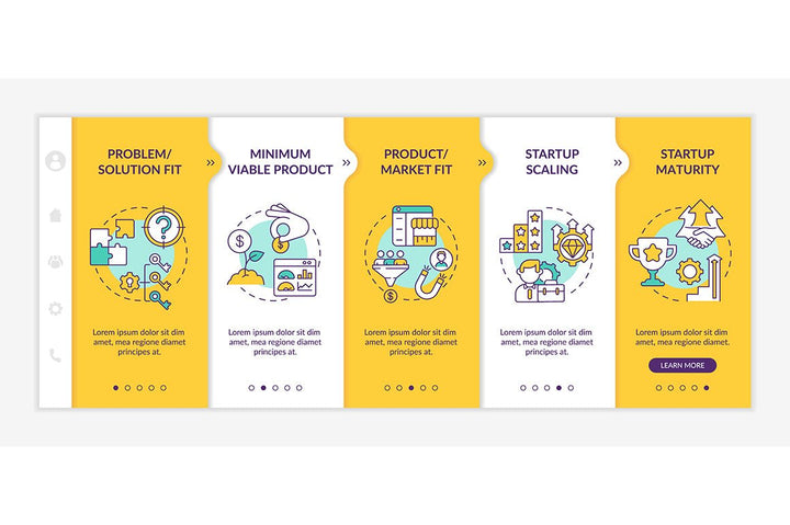 Startup Launch App Screens Bundle