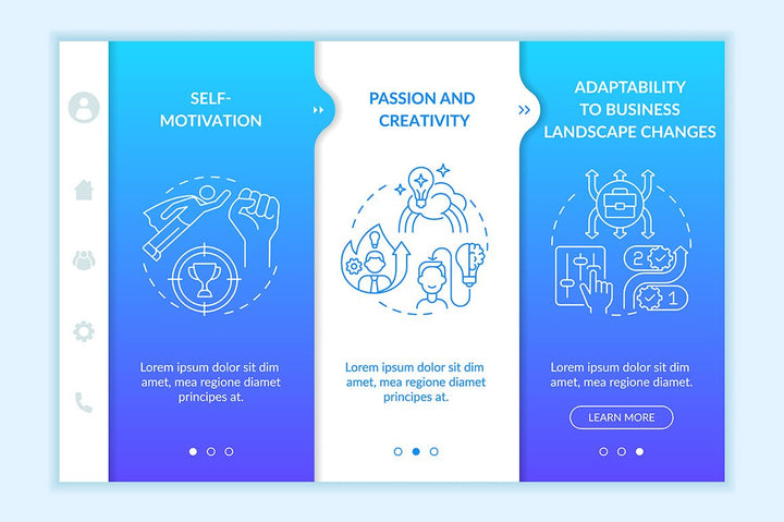 Startup Launch App Screens Bundle
