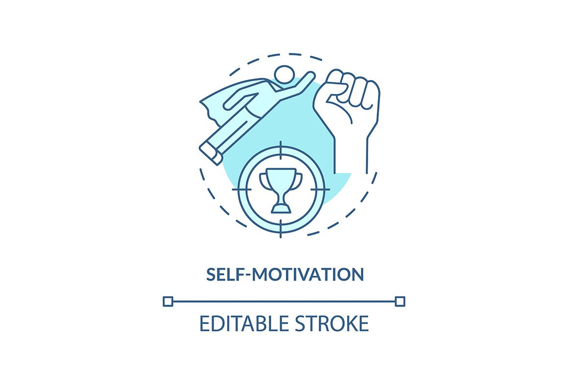 Startup launch blue concept icons set