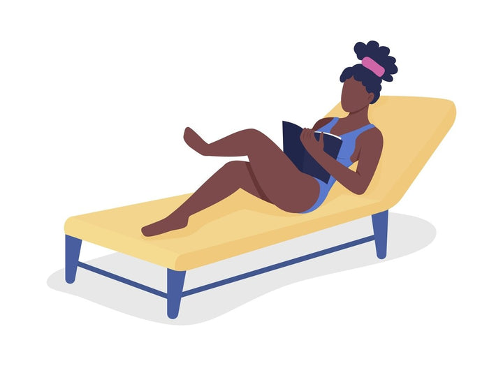 Summer activities vector character bundle