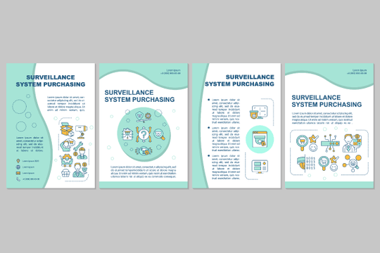 Surveillance System Brochures Bundle