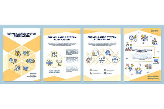 Surveillance Systems Brochures Bundle