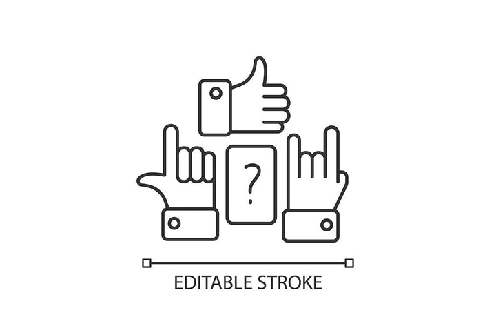 Table games pixel perfect linear icons set