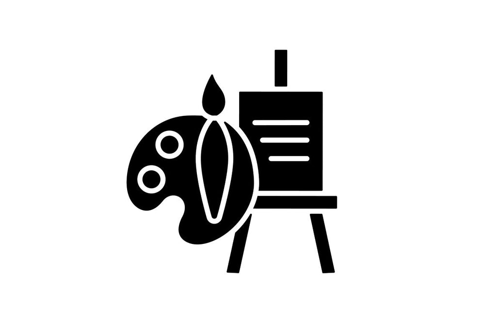 Talents and aptitudes black glyph icons set