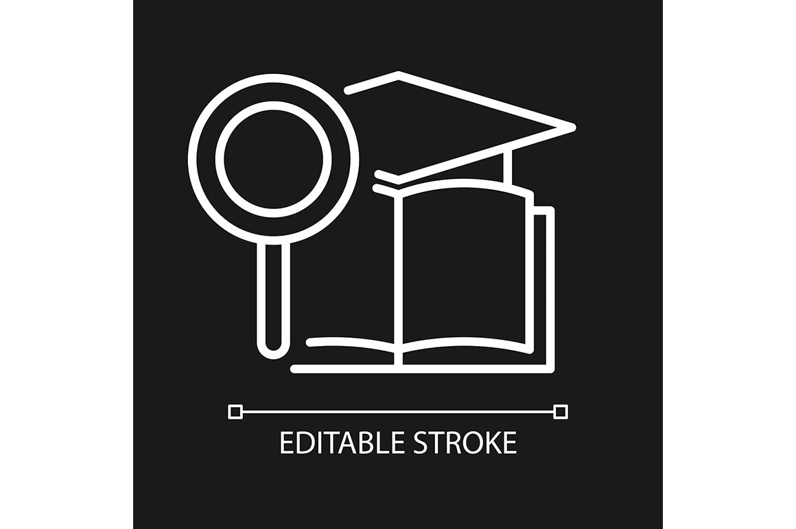 Talents and aptitudes linear icons set for dark and light mode