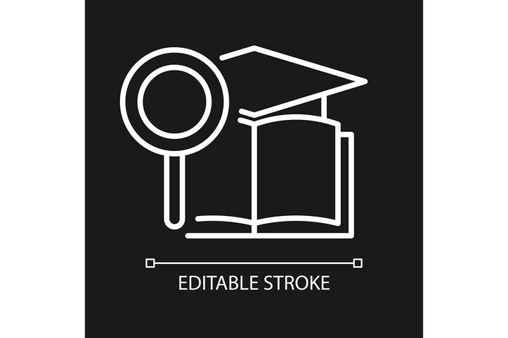Talents and aptitudes linear icons set for dark and light mode