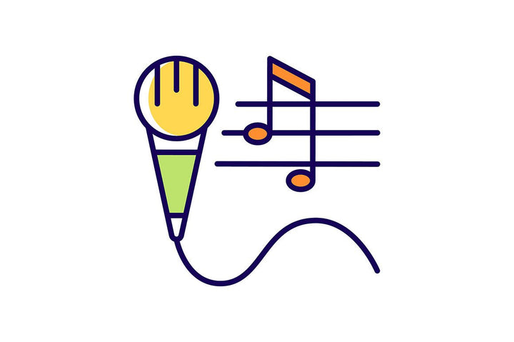Talents and aptitudes RGB color icons set