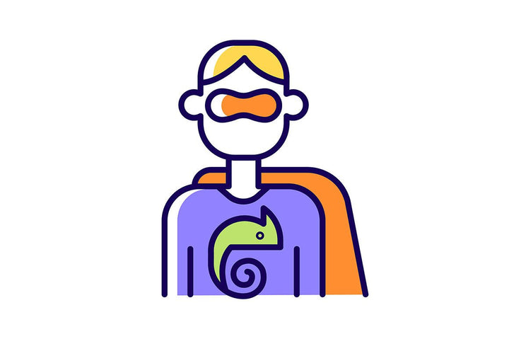 Talents and aptitudes RGB color icons set
