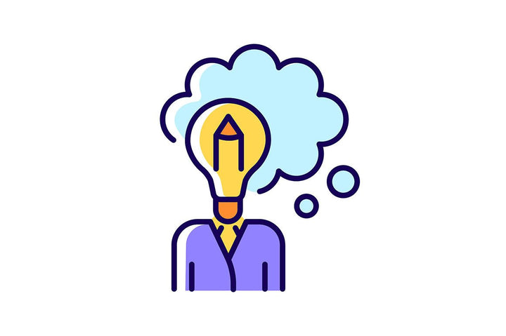 Talents and aptitudes RGB color icons set
