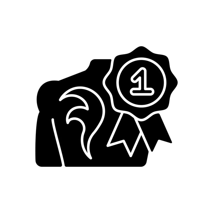 Tattoo and piercing black glyph icons set on white space