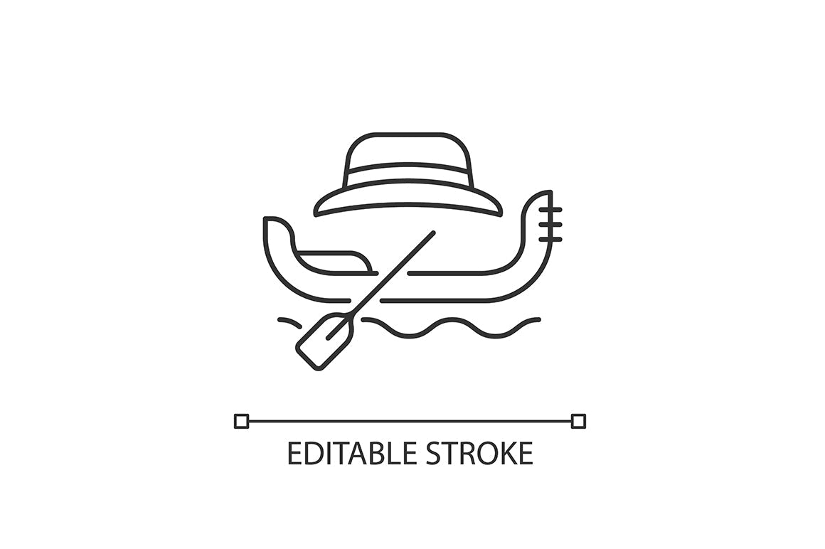 Taxi types linear icons set for dark and light mode