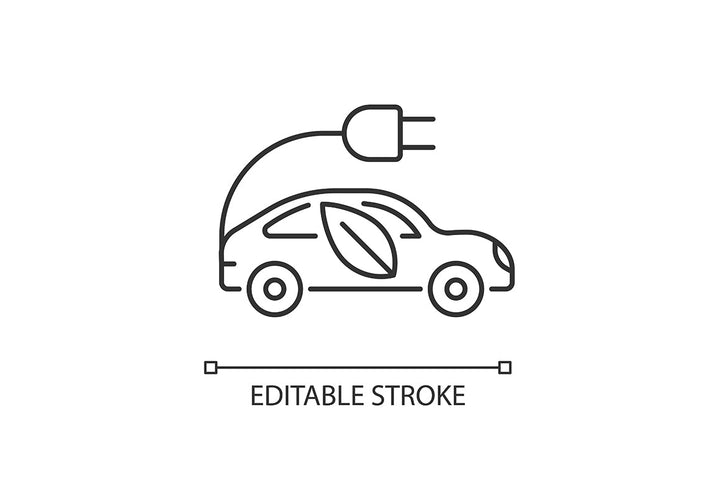 Taxi types linear icons set for dark and light mode