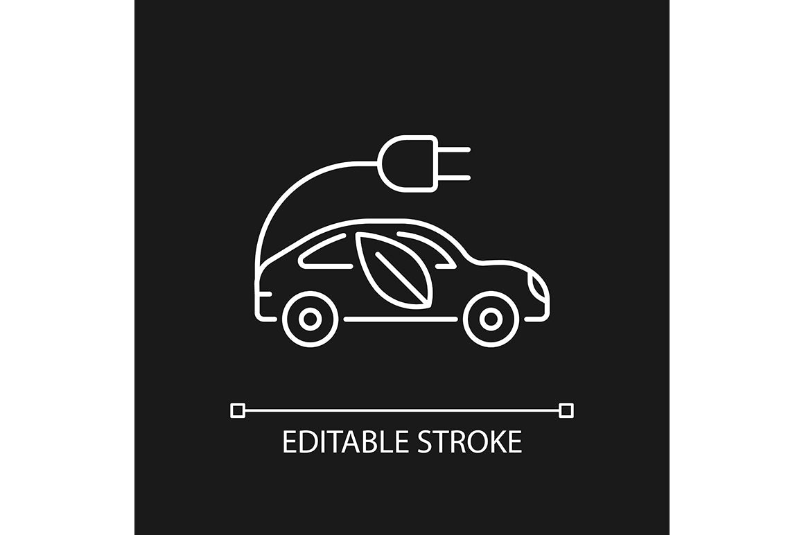 Taxi types linear icons set for dark and light mode