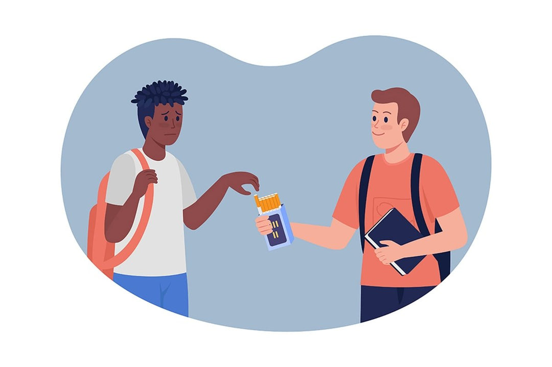 Teenagers 2D vector isolated illustrations set