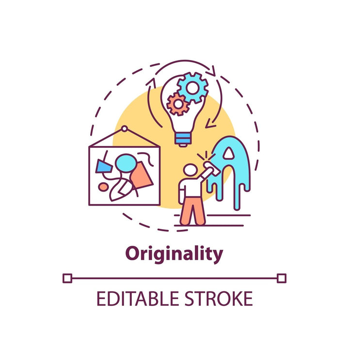 Thinking and creativity concept icons bundle