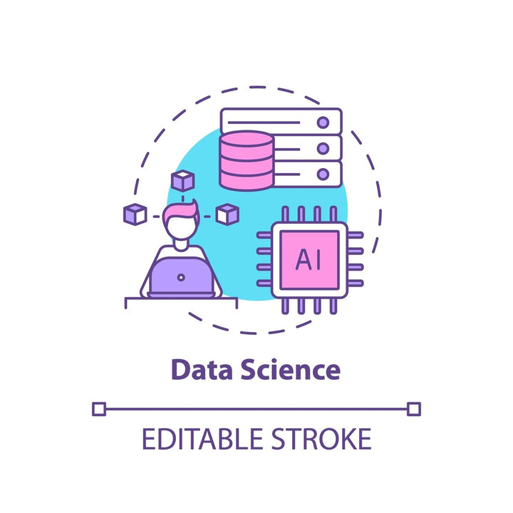 Thinking and creativity concept icons bundle