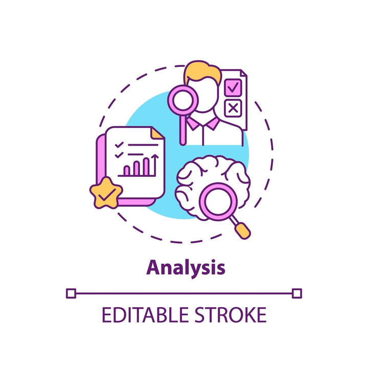 Thinking and creativity concept icons bundle