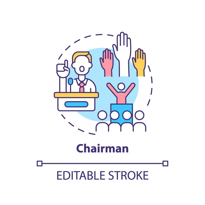 Top management concept icons bundle