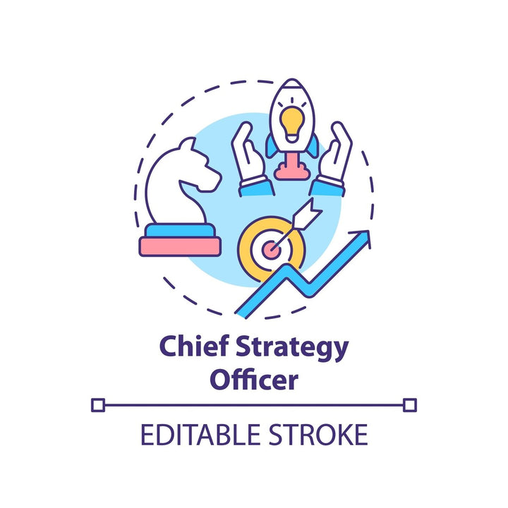 Top management concept icons bundle