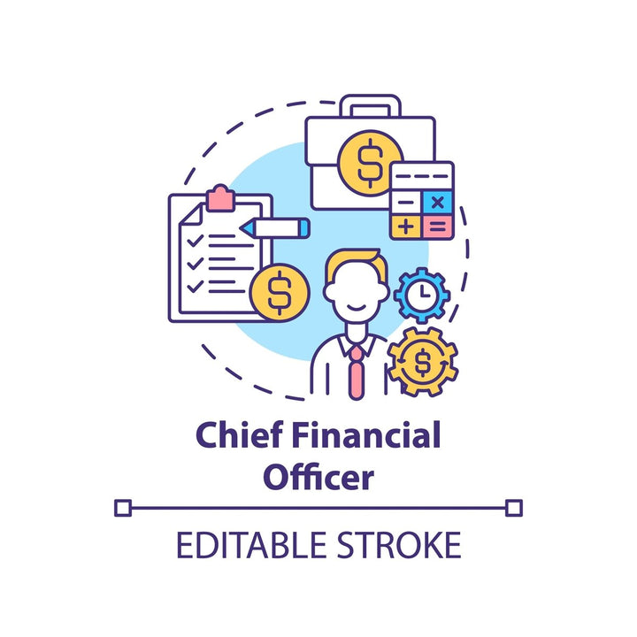 Top management concept icons bundle