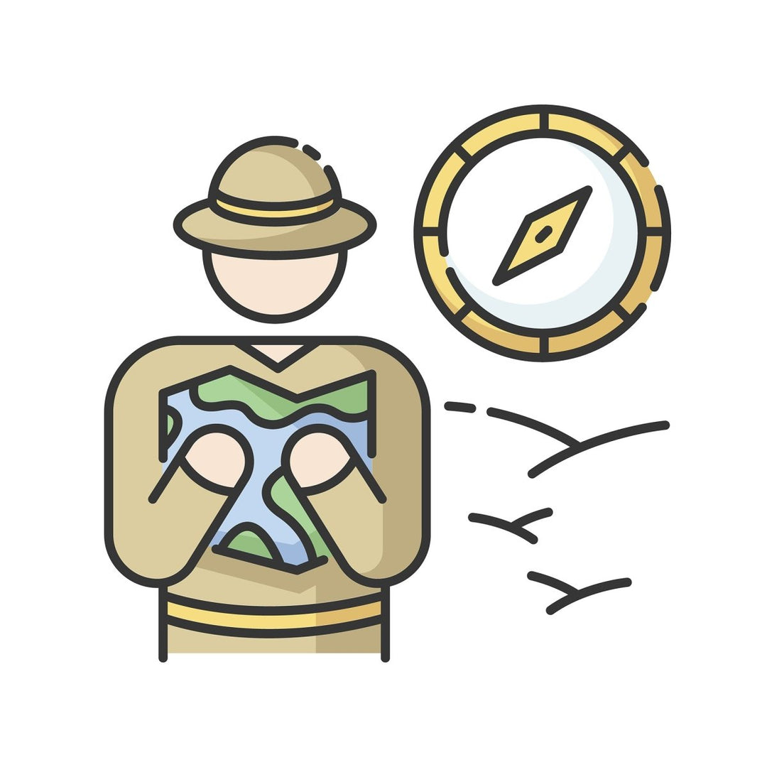 Tourism RGB color icons set