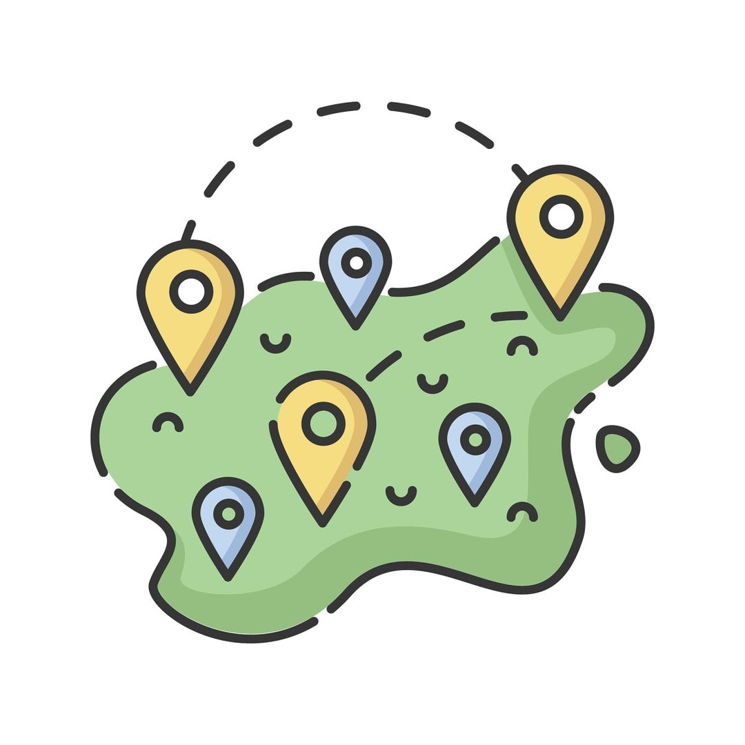 Tourism RGB color icons set