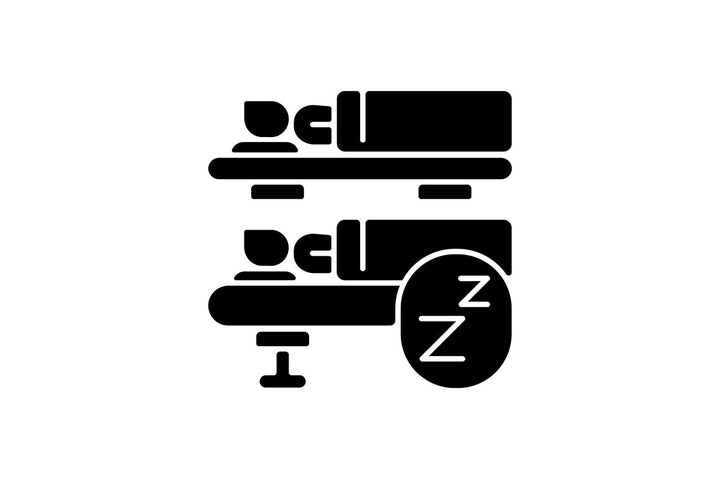 Train services black glyph icons set