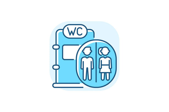 Train services blue RGB color icons set