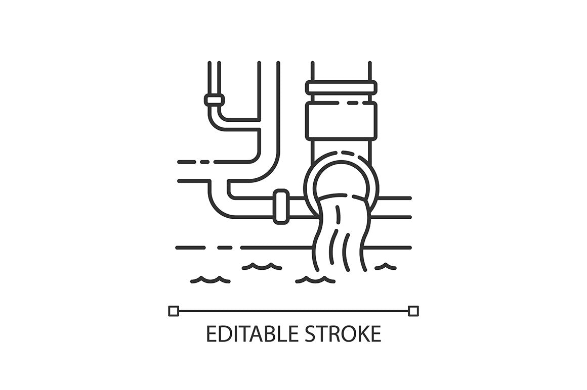 Urban infrastructure pixel perfect linear icons set